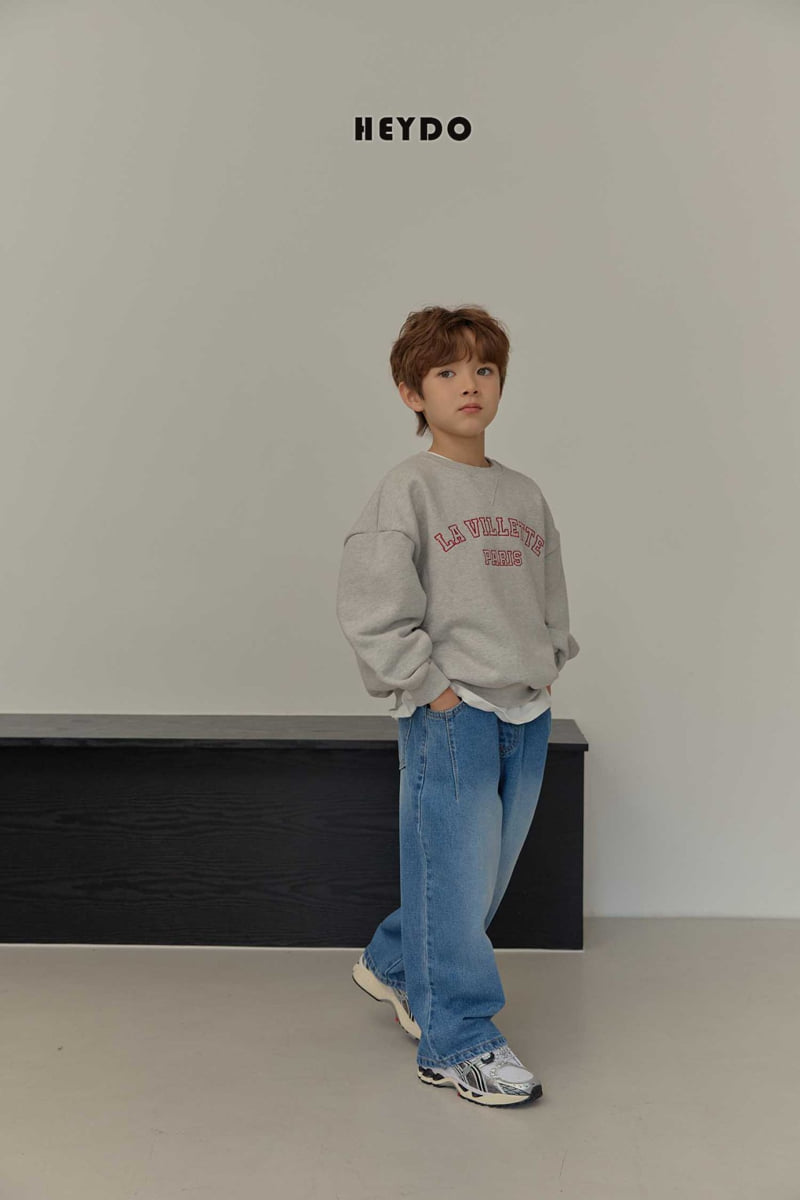 Heydo - Korean Children Fashion - #childofig - Dart Denim Pants - 10