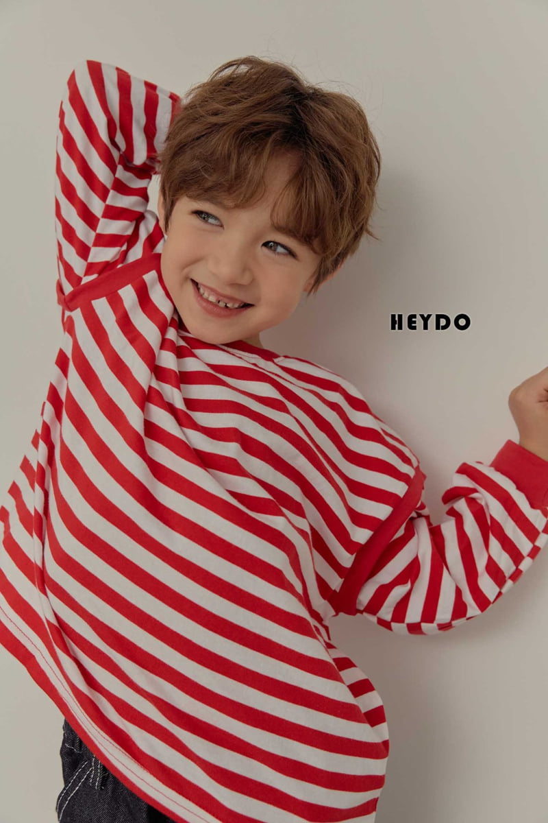 Heydo - Korean Children Fashion - #childrensboutique - Loopy Stripe Tee - 10