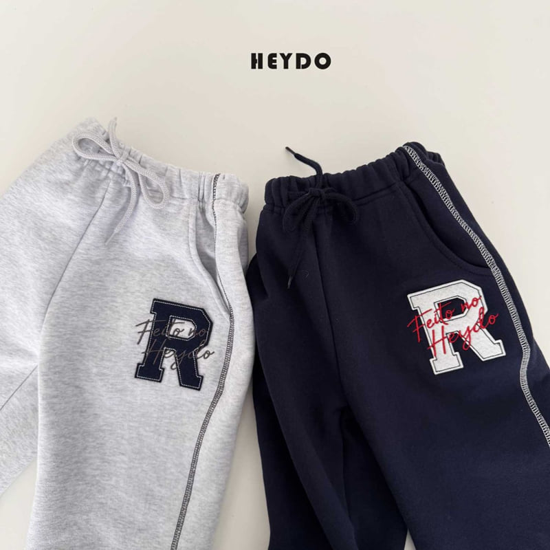 Heydo - Korean Children Fashion - #childrensboutique - R Patch Pants - 8