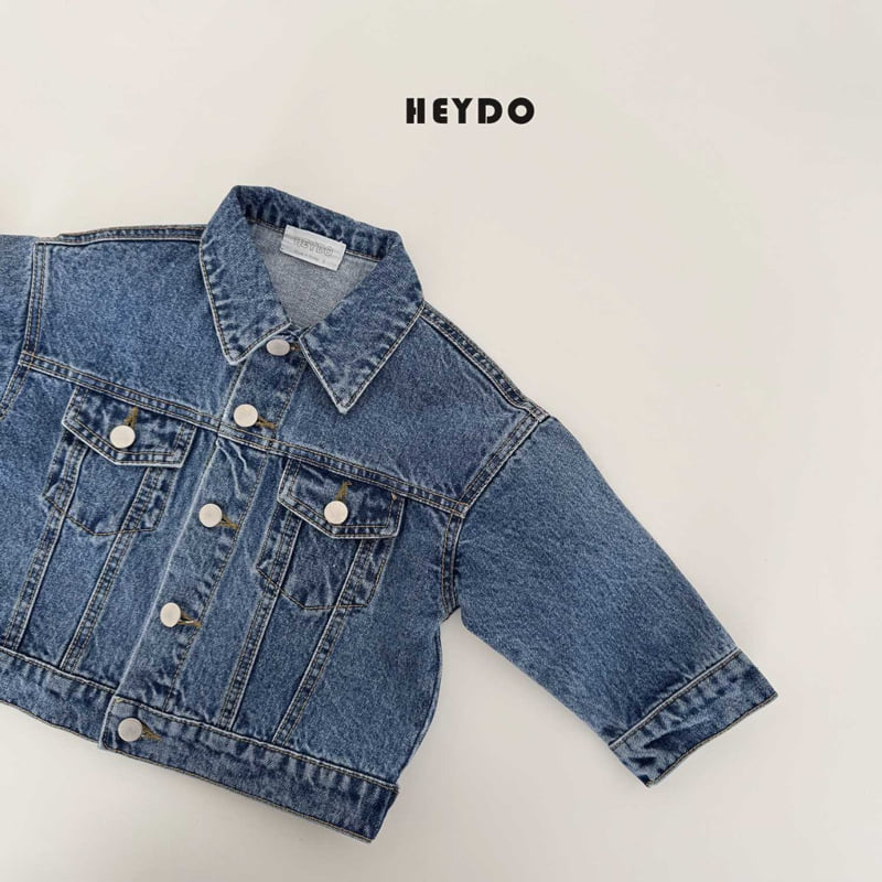 Heydo - Korean Children Fashion - #childrensboutique - Pure Denim Jacket - 3