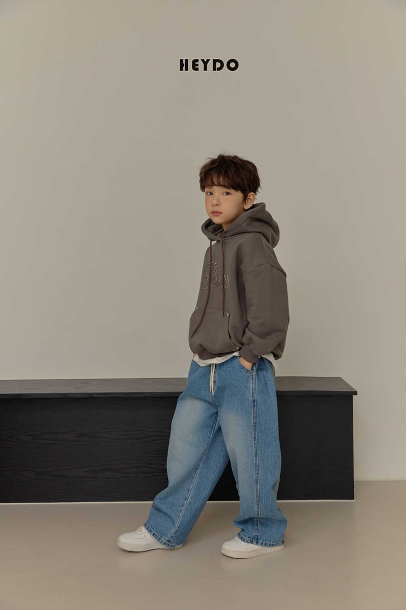 Heydo - Korean Children Fashion - #childrensboutique - Gino Curve Denim Pants - 11