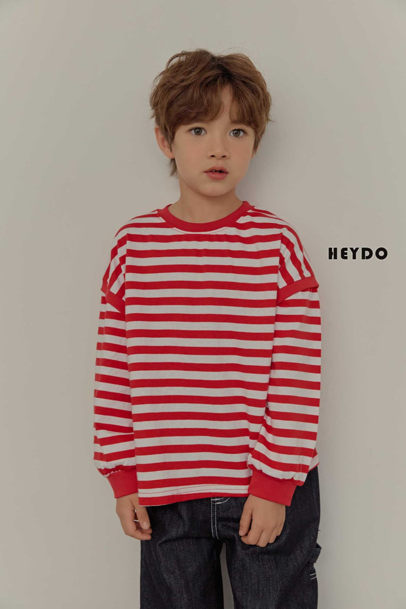 Heydo - Korean Children Fashion - #designkidswear - Loopy Stripe Tee - 11