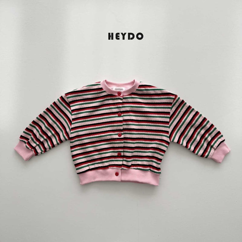 Heydo - Korean Children Fashion - #designkidswear - Soda Stripe Cardigan - 5