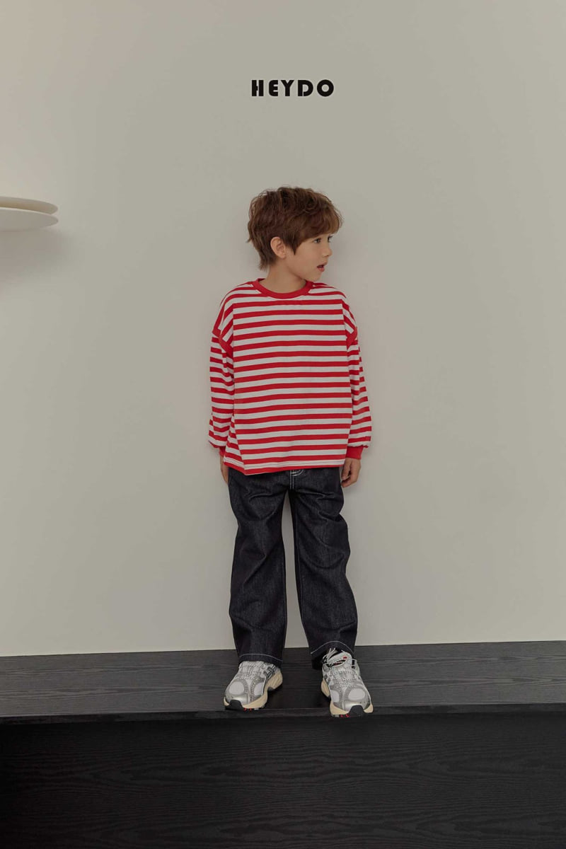 Heydo - Korean Children Fashion - #discoveringself - Loopy Stripe Tee - 12