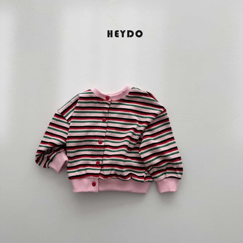 Heydo - Korean Children Fashion - #discoveringself - Soda Stripe Cardigan - 6