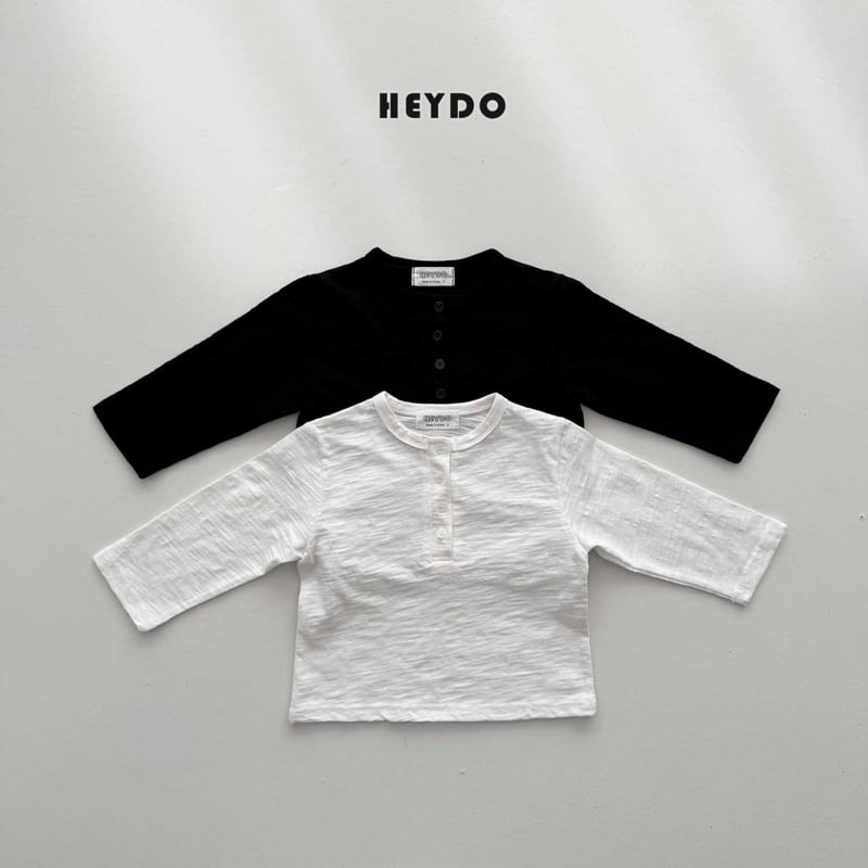 Heydo - Korean Children Fashion - #discoveringself - Henley Neck Tee