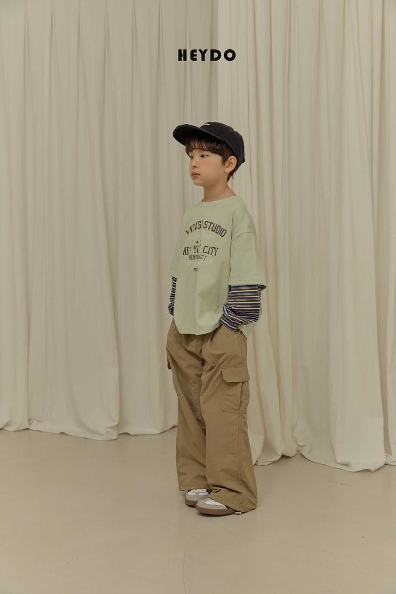 Heydo - Korean Children Fashion - #fashionkids - Vintage Layered Tee - 11