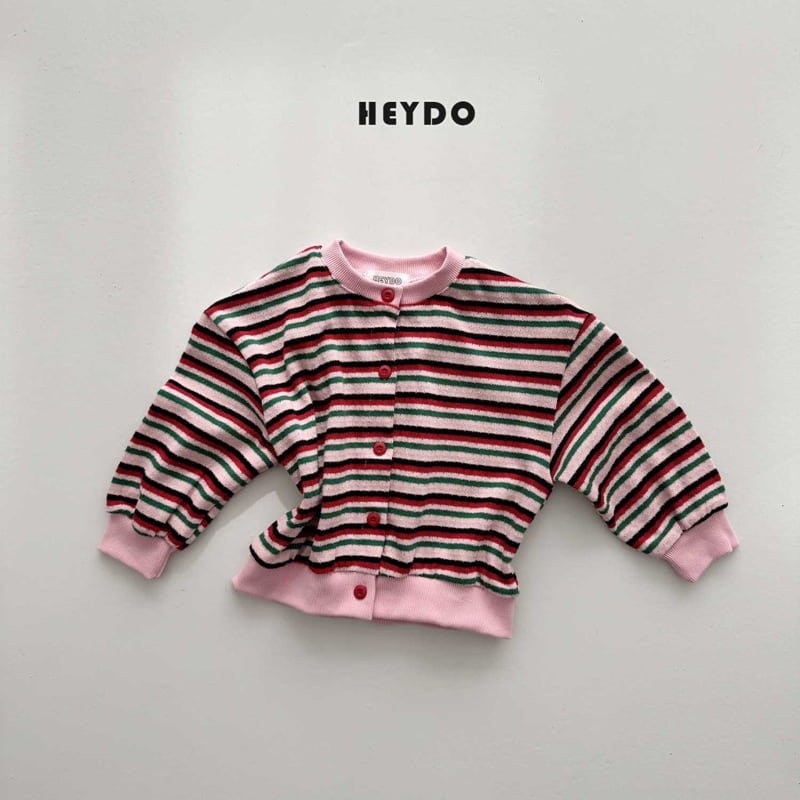 Heydo - Korean Children Fashion - #fashionkids - Soda Stripe Cardigan - 7