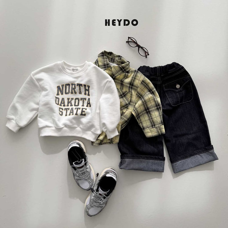 Heydo - Korean Children Fashion - #fashionkids - To Be Wild Denim Pants - 6