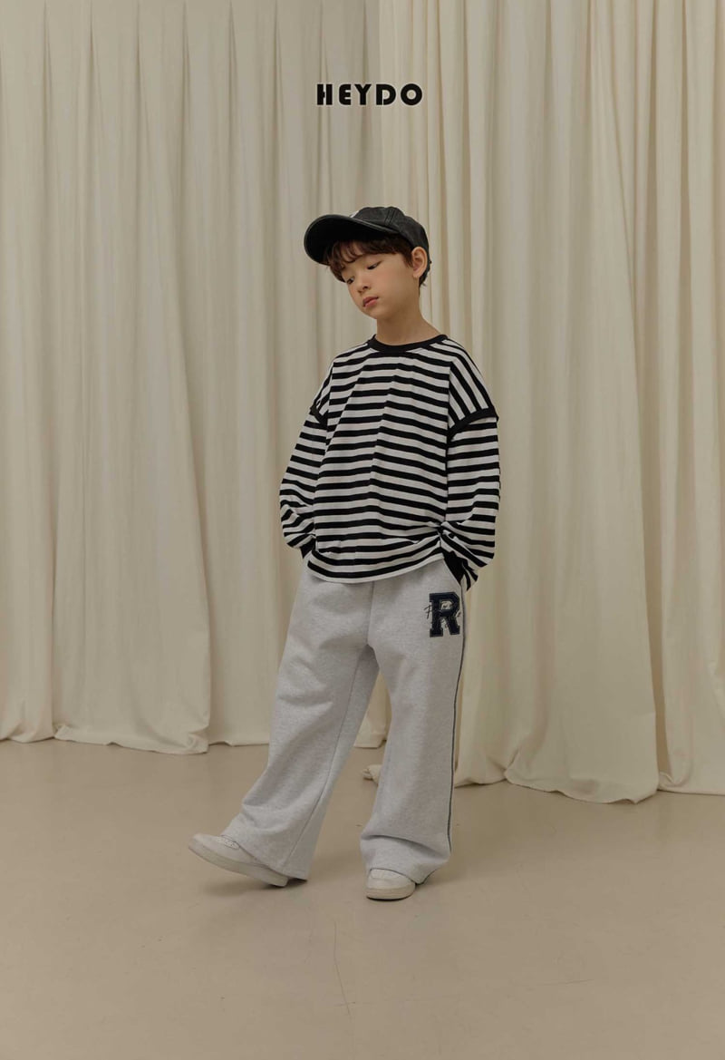 Heydo - Korean Children Fashion - #fashionkids - R Patch Pants - 11