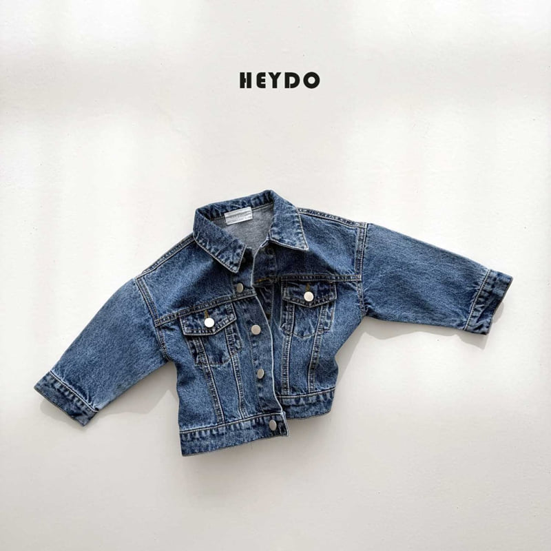 Heydo - Korean Children Fashion - #fashionkids - Pure Denim Jacket - 6