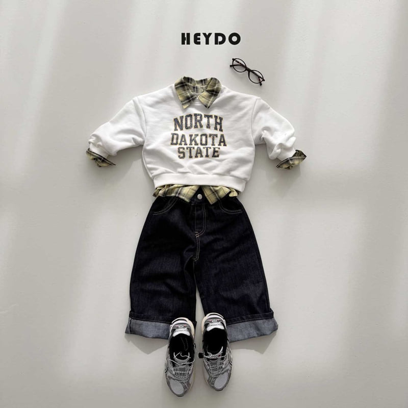 Heydo - Korean Children Fashion - #kidsshorts - To Be Wild Denim Pants - 7