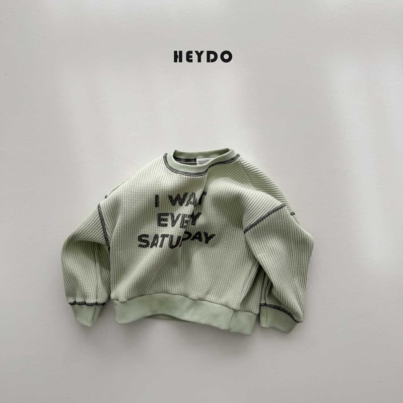 Heydo - Korean Children Fashion - #kidsshorts - Waffle Sweatshirt - 5