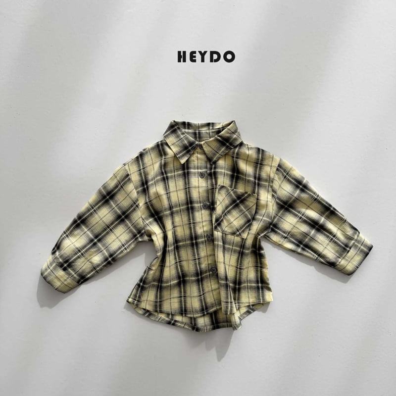 Heydo - Korean Children Fashion - #fashionkids - Faded Check Shirt - 4