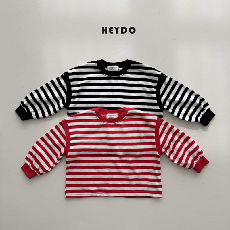 Heydo - Korean Children Fashion - #kidsstore - Loopy Stripe Tee