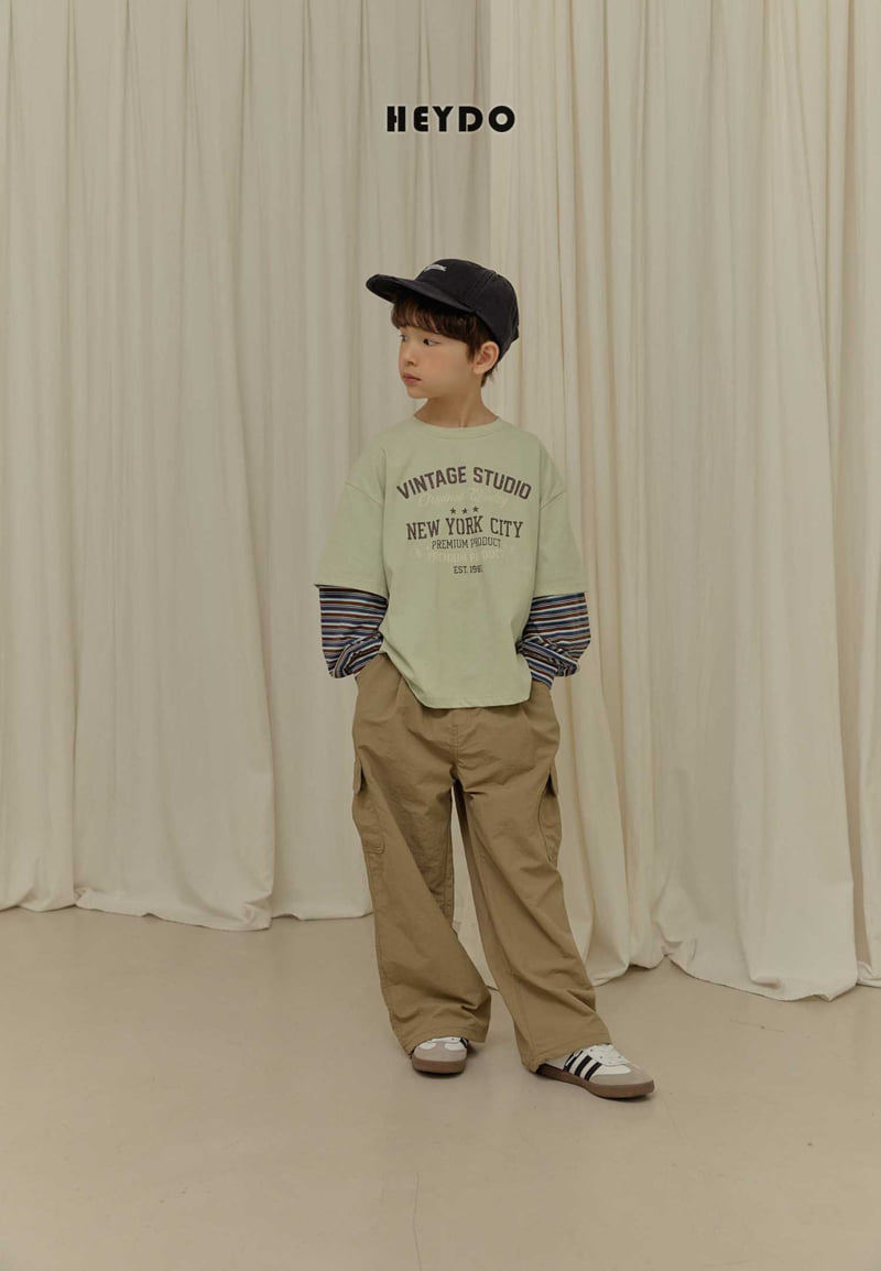 Heydo - Korean Children Fashion - #kidsstore - Rustle Cargo Pants - 12