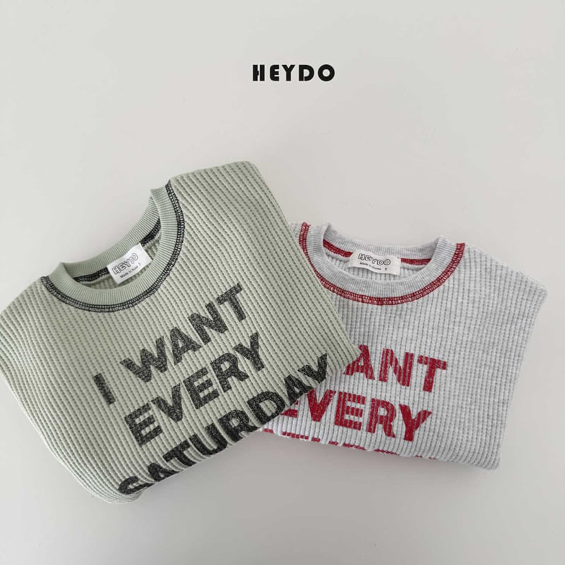 Heydo - Korean Children Fashion - #kidsstore - Waffle Sweatshirt - 6
