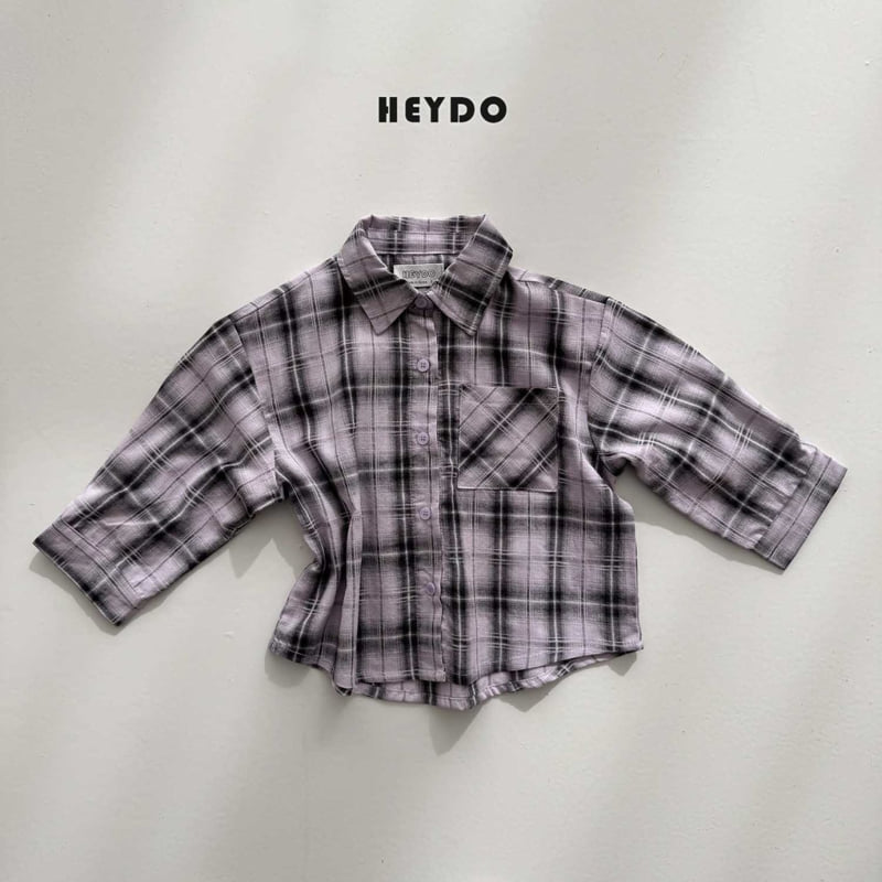 Heydo - Korean Children Fashion - #kidzfashiontrend - Faded Check Shirt - 6