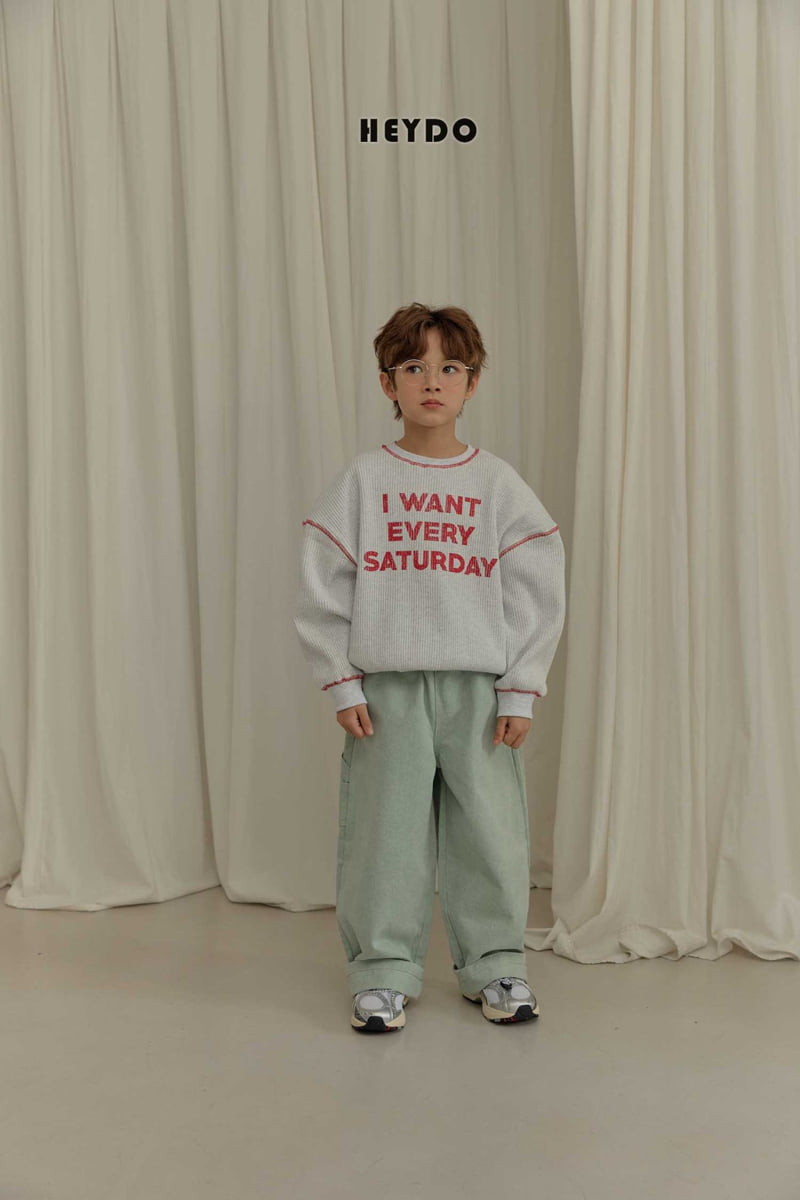 Heydo - Korean Children Fashion - #kidzfashiontrend - Twill Pigment Pants - 12