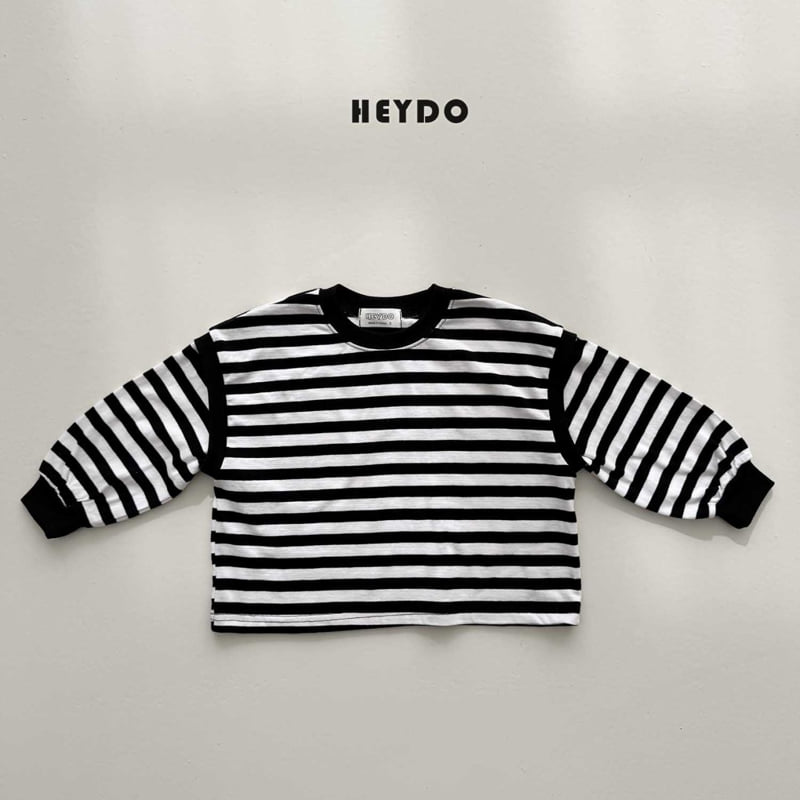 Heydo - Korean Children Fashion - #Kfashion4kids - Loopy Stripe Tee - 4
