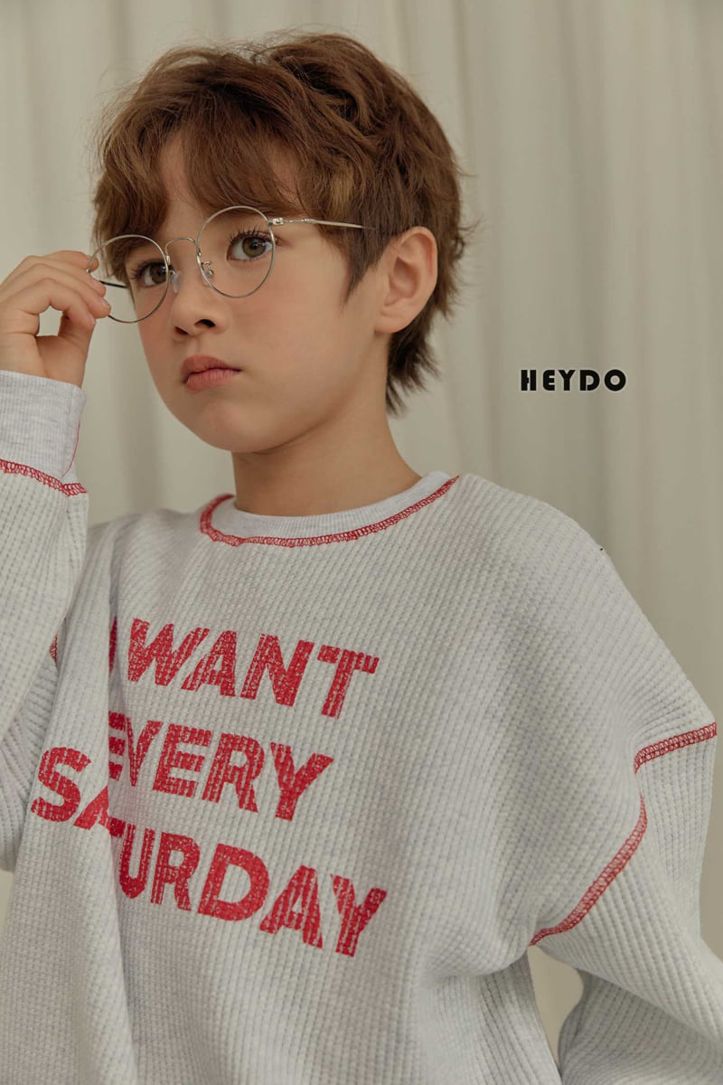 Heydo - Korean Children Fashion - #littlefashionista - Waffle Sweatshirt - 9