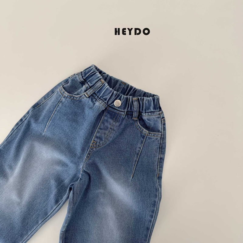 Heydo - Korean Children Fashion - #littlefashionista - Dart Denim Pants - 3