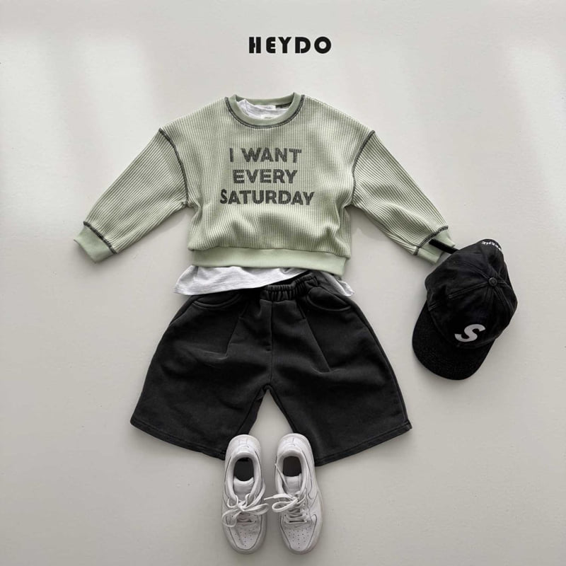 Heydo - Korean Children Fashion - #littlefashionista - Pigment Bermuda Pants - 9