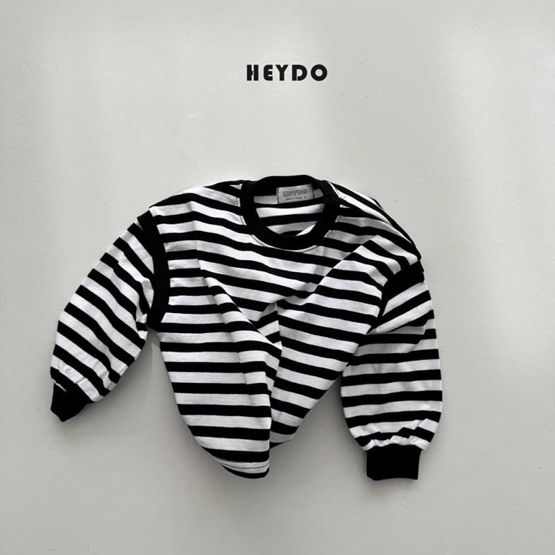 Heydo - Korean Children Fashion - #magicofchildhood - Loopy Stripe Tee - 5