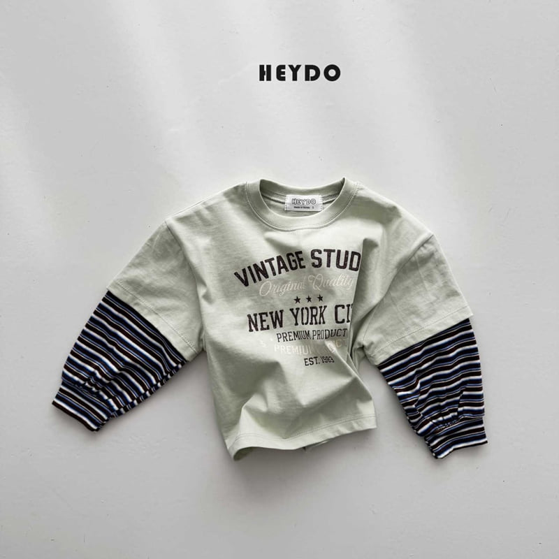 Heydo - Korean Children Fashion - #magicofchildhood - Vintage Layered Tee - 3