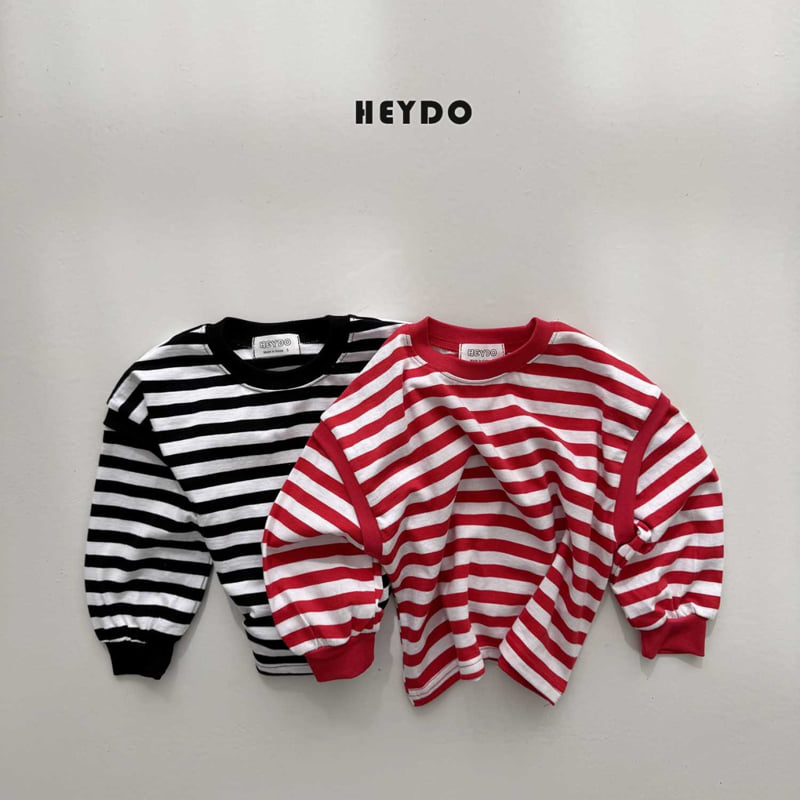 Heydo - Korean Children Fashion - #minifashionista - Loopy Stripe Tee - 6