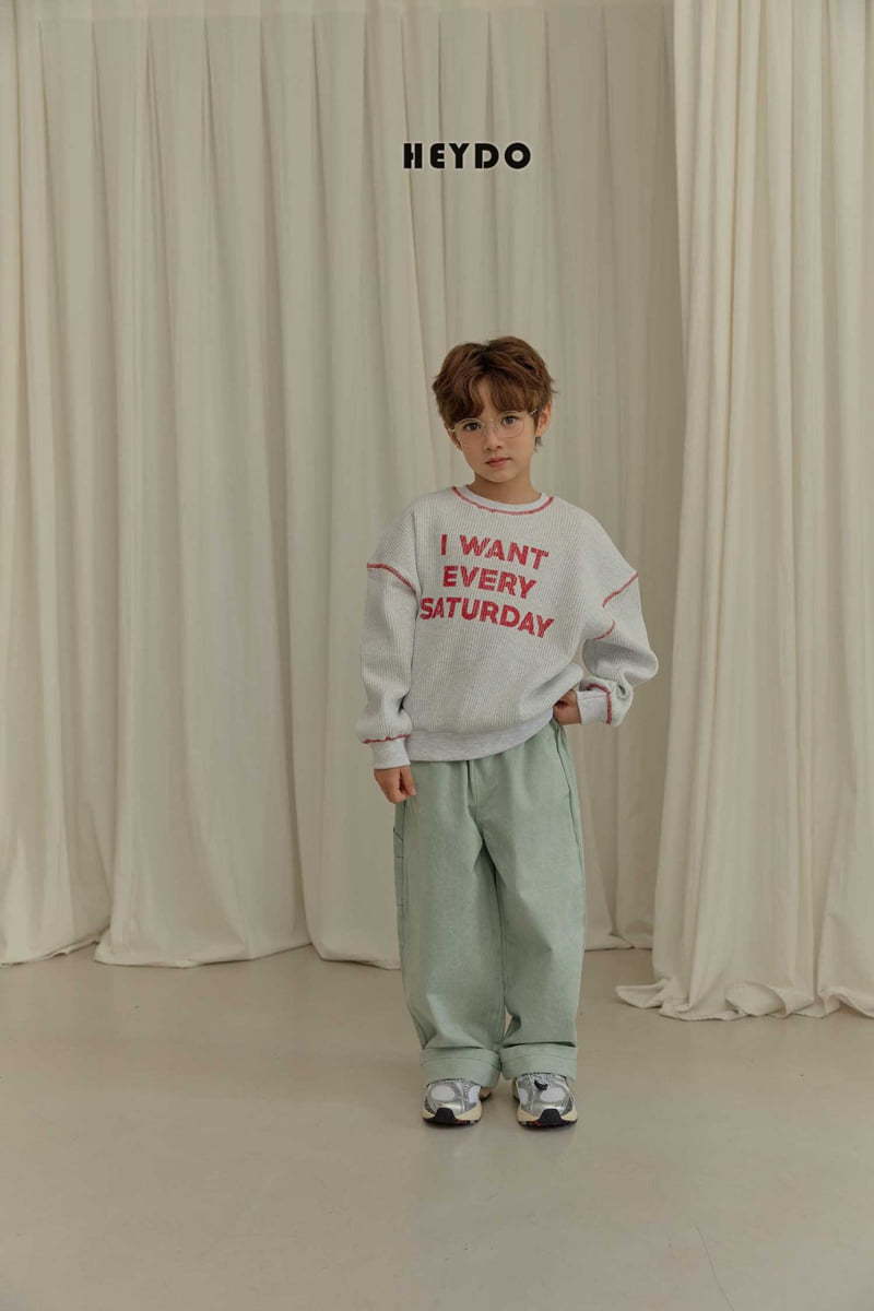 Heydo - Korean Children Fashion - #minifashionista - Waffle Sweatshirt - 11