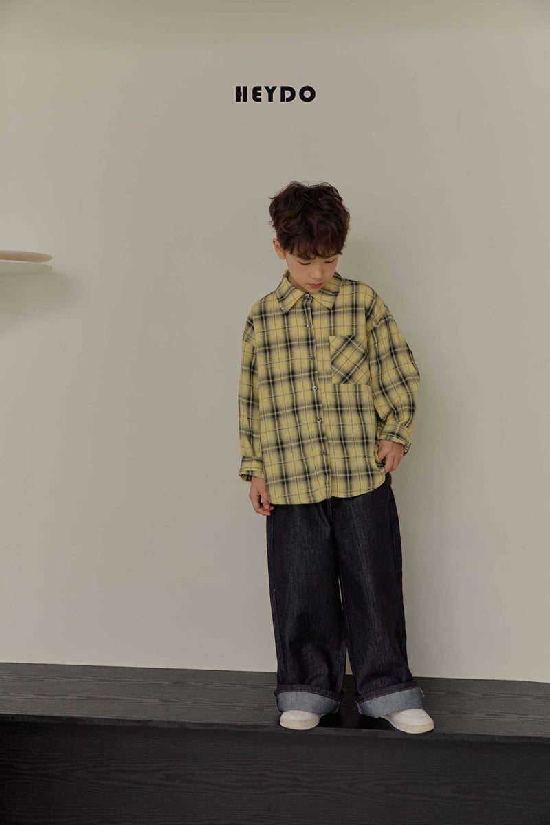 Heydo - Korean Children Fashion - #minifashionista - Faded Check Shirt - 10