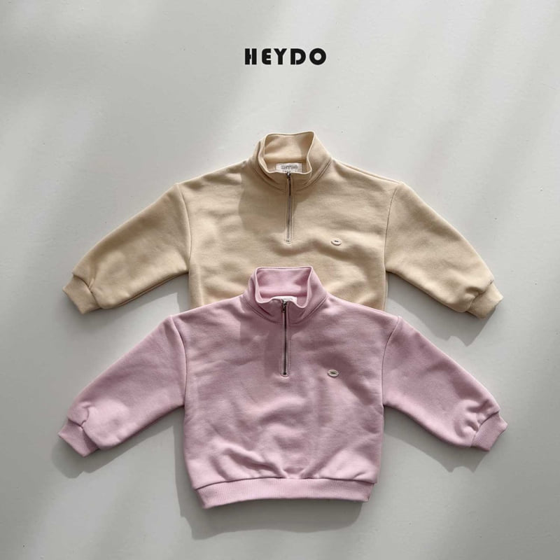 Heydo - Korean Children Fashion - #minifashionista - Luke Half-zip Sweatshirt