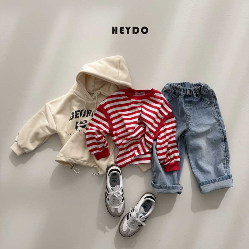 Heydo - Korean Children Fashion - #prettylittlegirls - Loopy Stripe Tee - 7