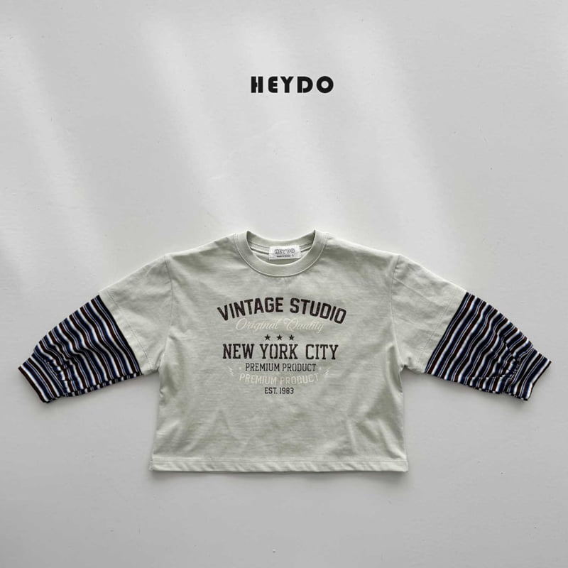 Heydo - Korean Children Fashion - #prettylittlegirls - Vintage Layered Tee - 5