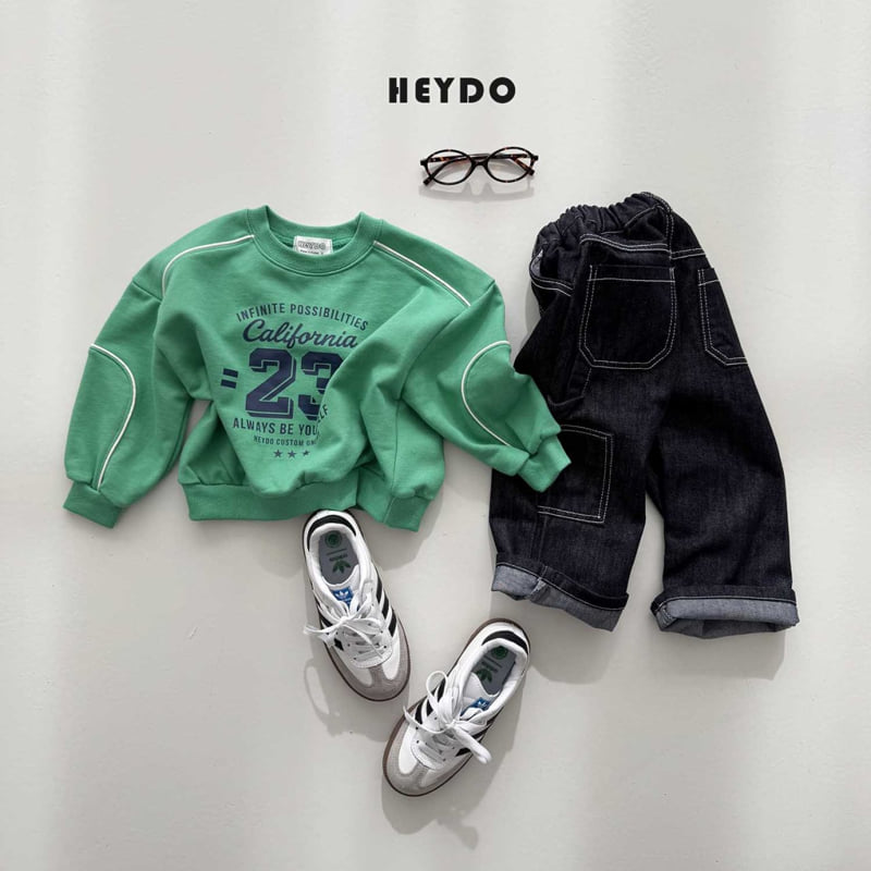 Heydo - Korean Children Fashion - #prettylittlegirls - Pit Hook Denim Pants - 7