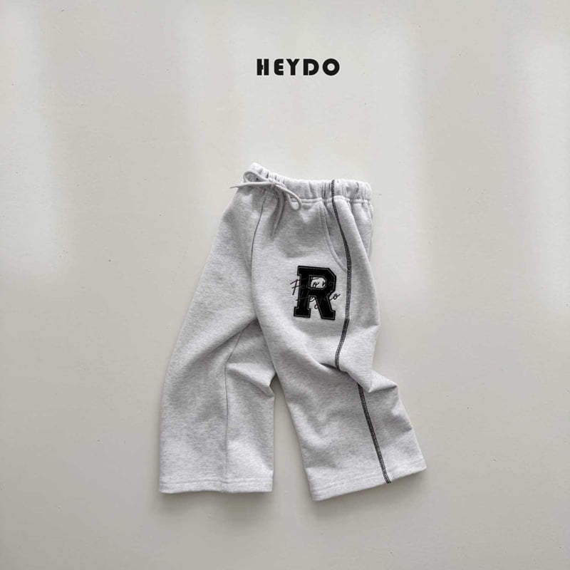 Heydo - Korean Children Fashion - #prettylittlegirls - R Patch Pants - 3