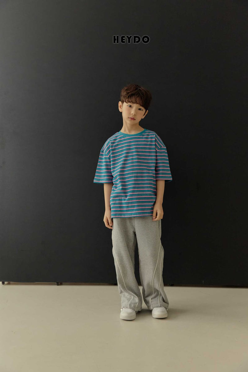 Heydo - Korean Children Fashion - #prettylittlegirls - Day Stripe Short Sleeve Tee - 9