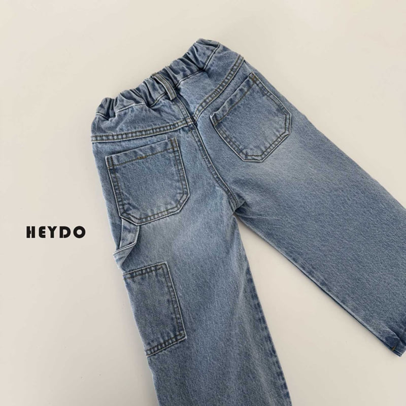 Heydo - Korean Children Fashion - #prettylittlegirls - Icon Denim Pants - 5