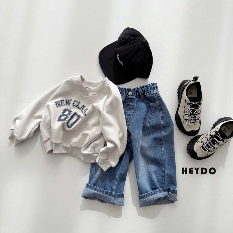 Heydo - Korean Children Fashion - #todddlerfashion - Dart Denim Pants - 7