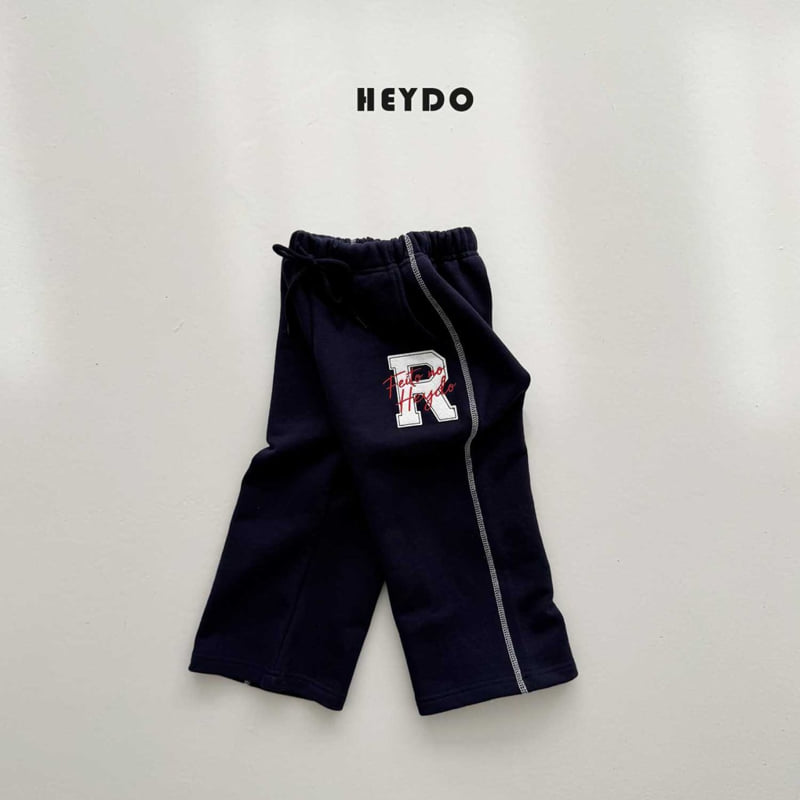Heydo - Korean Children Fashion - #toddlerclothing - R Patch Pants - 5