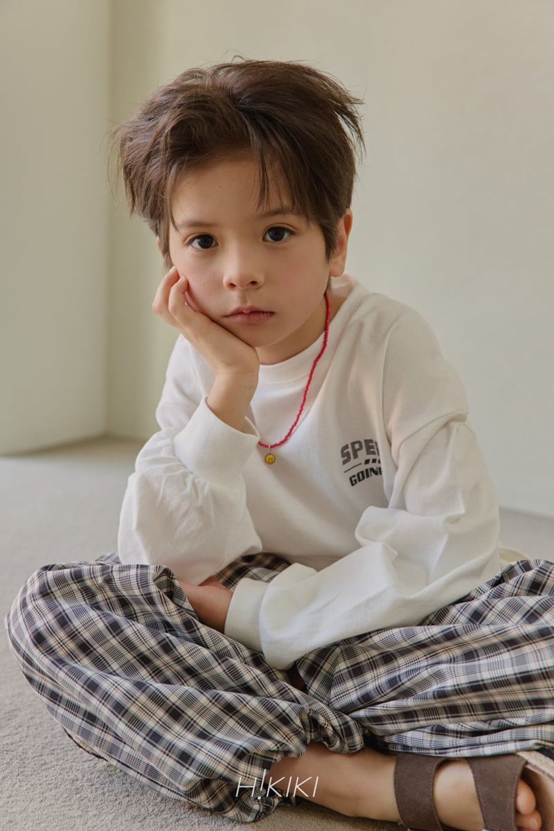 Hikiki - Korean Children Fashion - #Kfashion4kids - Check Parachute Pants - 9