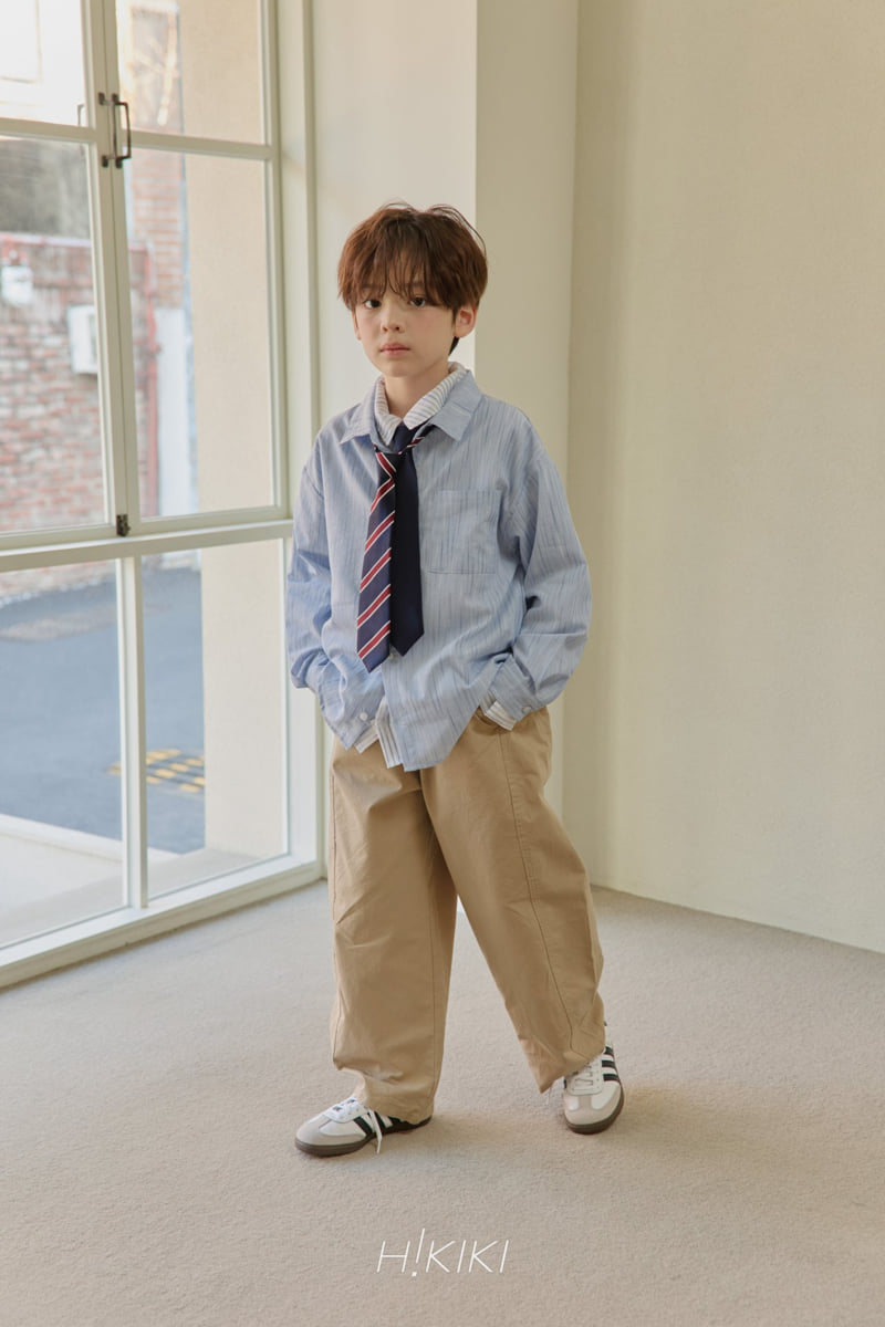 Hikiki - Korean Children Fashion - #kidzfashiontrend - Dandy Stripe Shirt - 4