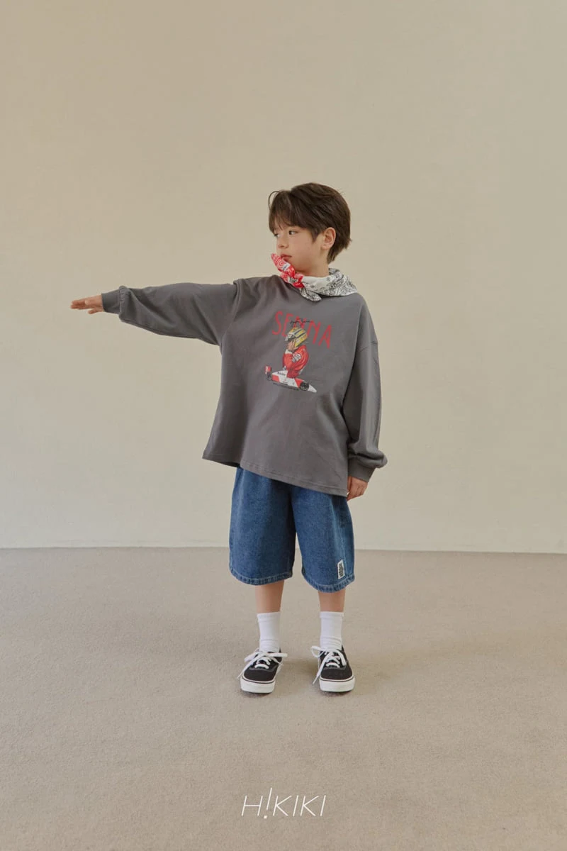 Hikiki - Korean Children Fashion - #childofig - Denim Bermuda Pants - 4