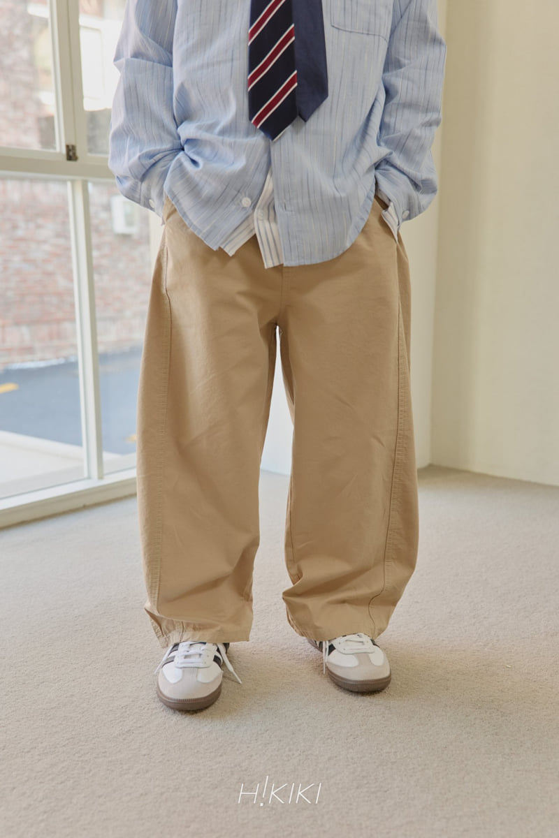 Hikiki - Korean Children Fashion - #childrensboutique - Cotton Curve Pants - 3