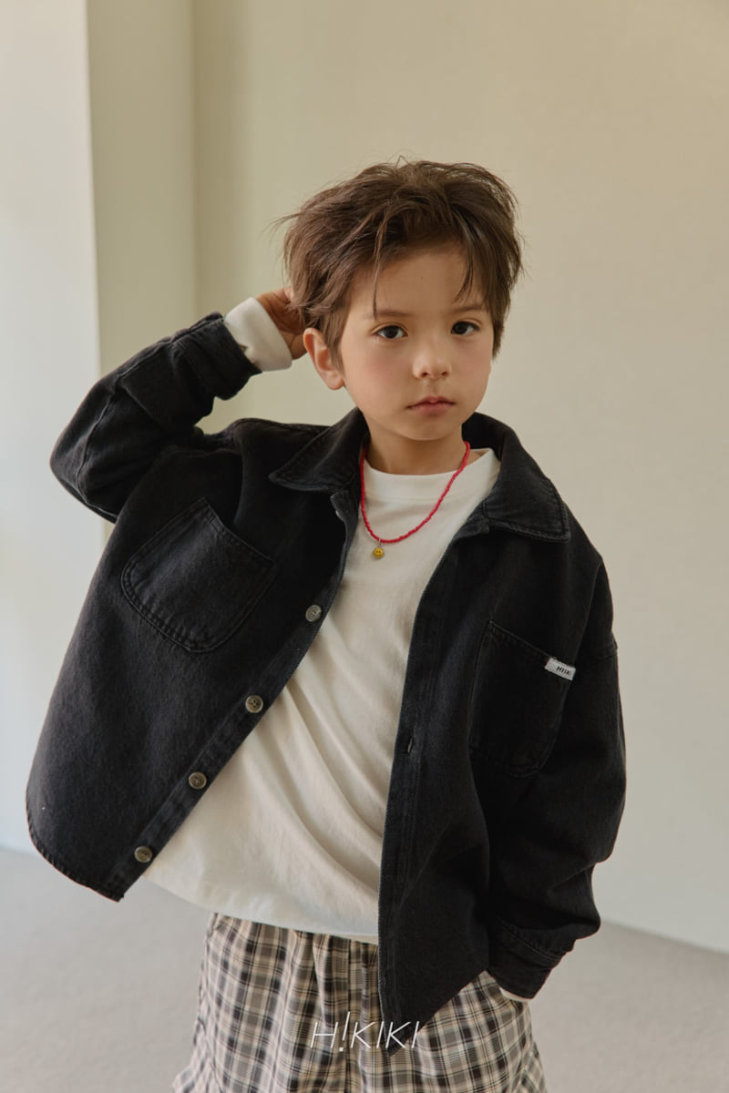 Hikiki - Korean Children Fashion - #childrensboutique - Pocket Denim Jacket