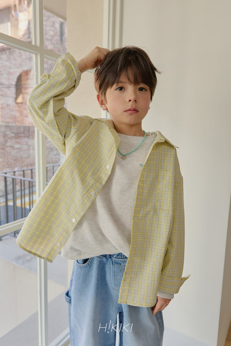 Hikiki - Korean Children Fashion - #discoveringself - Spring Check Shirt