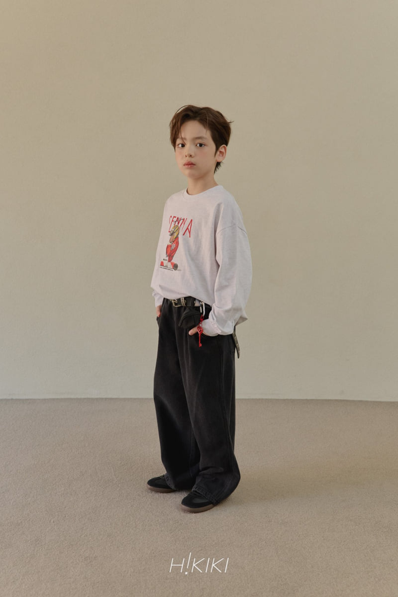 Hikiki - Korean Children Fashion - #discoveringself - Wide Denim Pants - 8