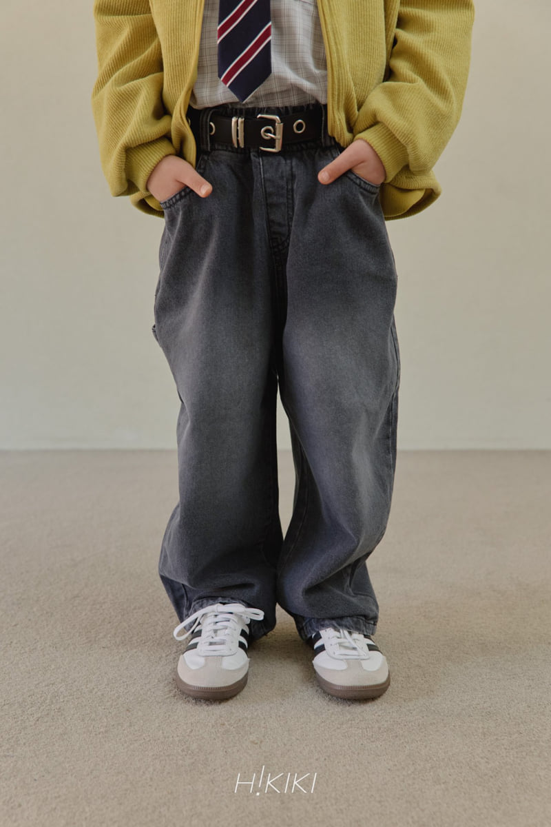 Hikiki - Korean Children Fashion - #fashionkids - Washed Curved Jeans - 3