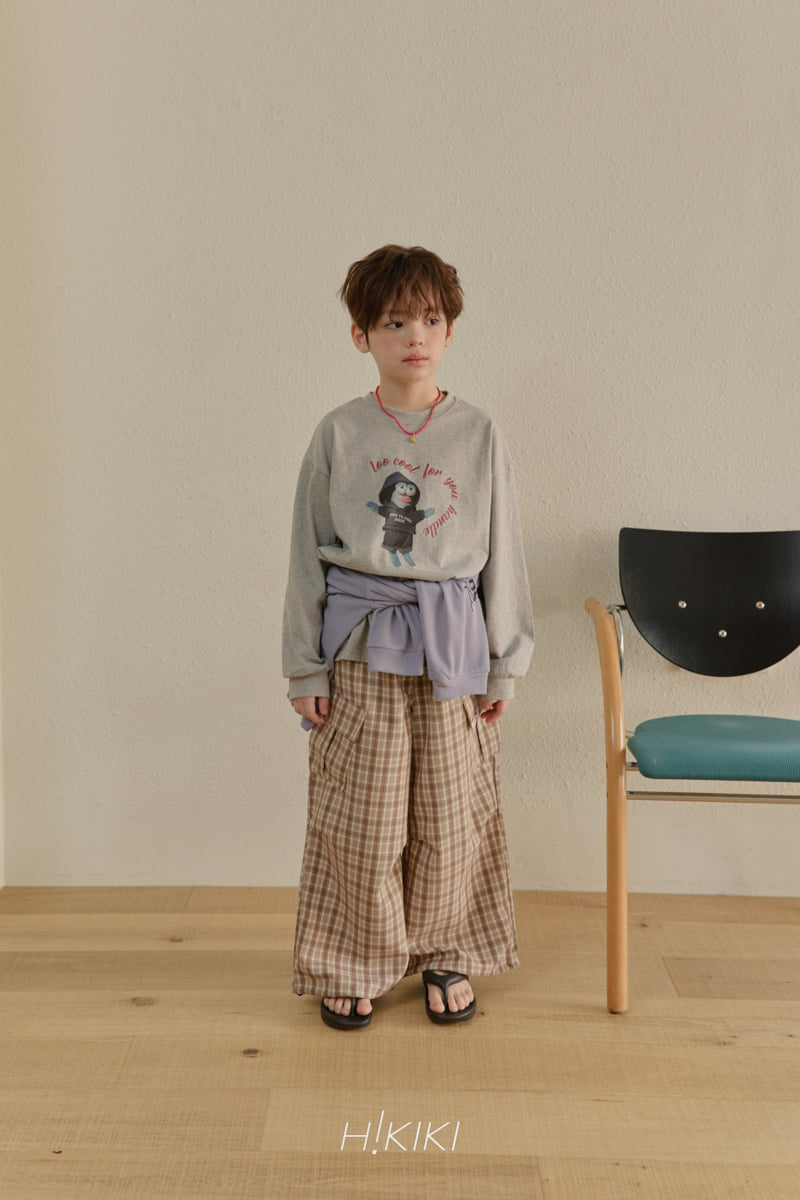 Hikiki - Korean Children Fashion - #kidsshorts - Check Parachute Pants - 6